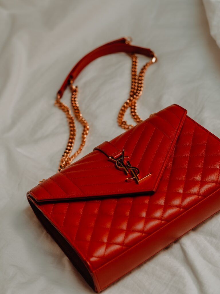 Red Chanel bag