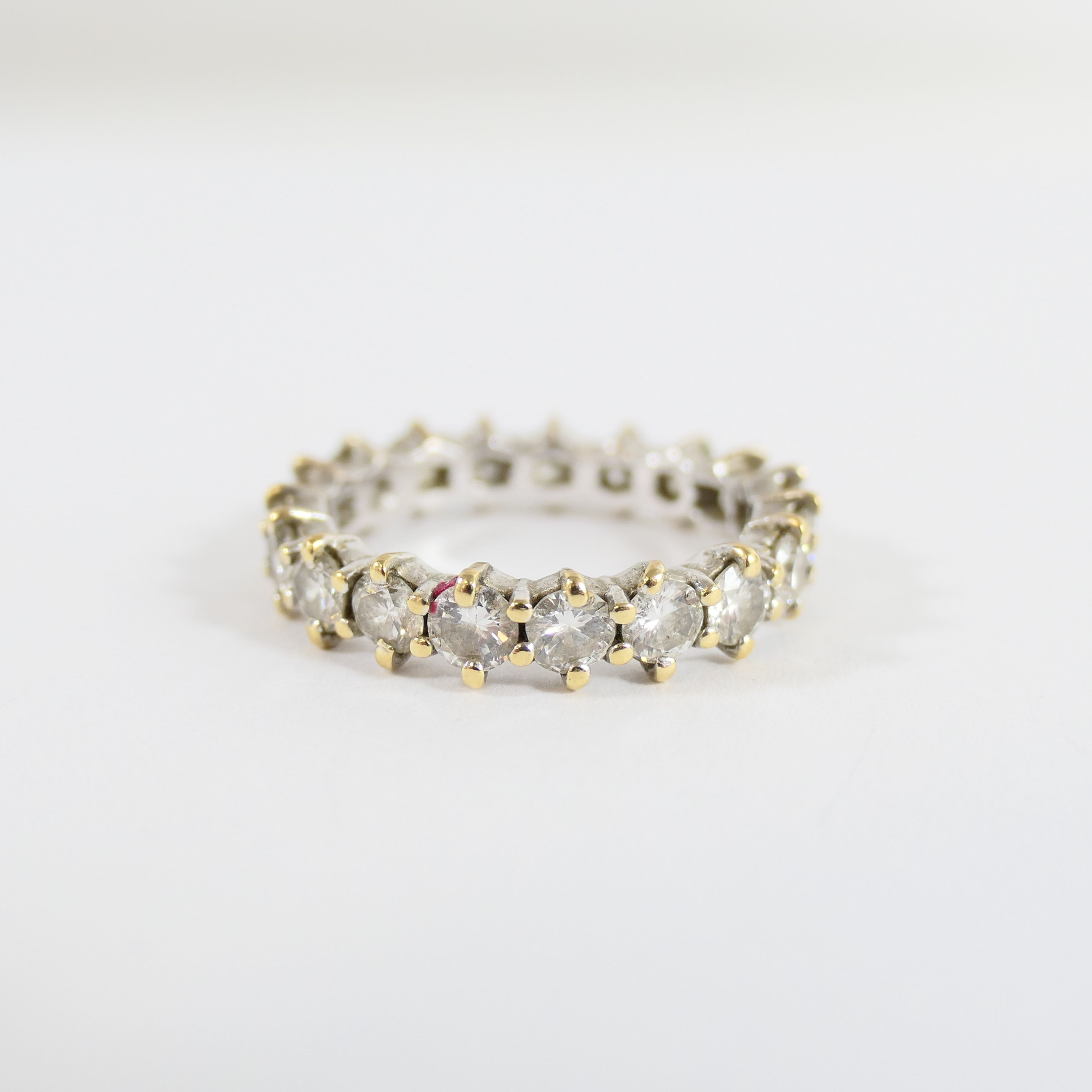 Alliance En Or 18 Carats Et Diamants Pour Femme – Neuve Avec étiquettes, Bijouterie 2000