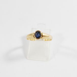 Bague Moderniste Or Et Argent Avec émeraude - Taille 51, Bijou D'artiste, Occasion